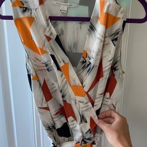 Diane von Furstenberg V-Neck Jumpsuit